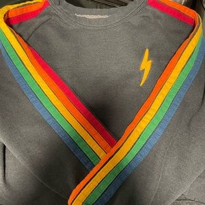 Cropped Aviator Nation Sweatshirt